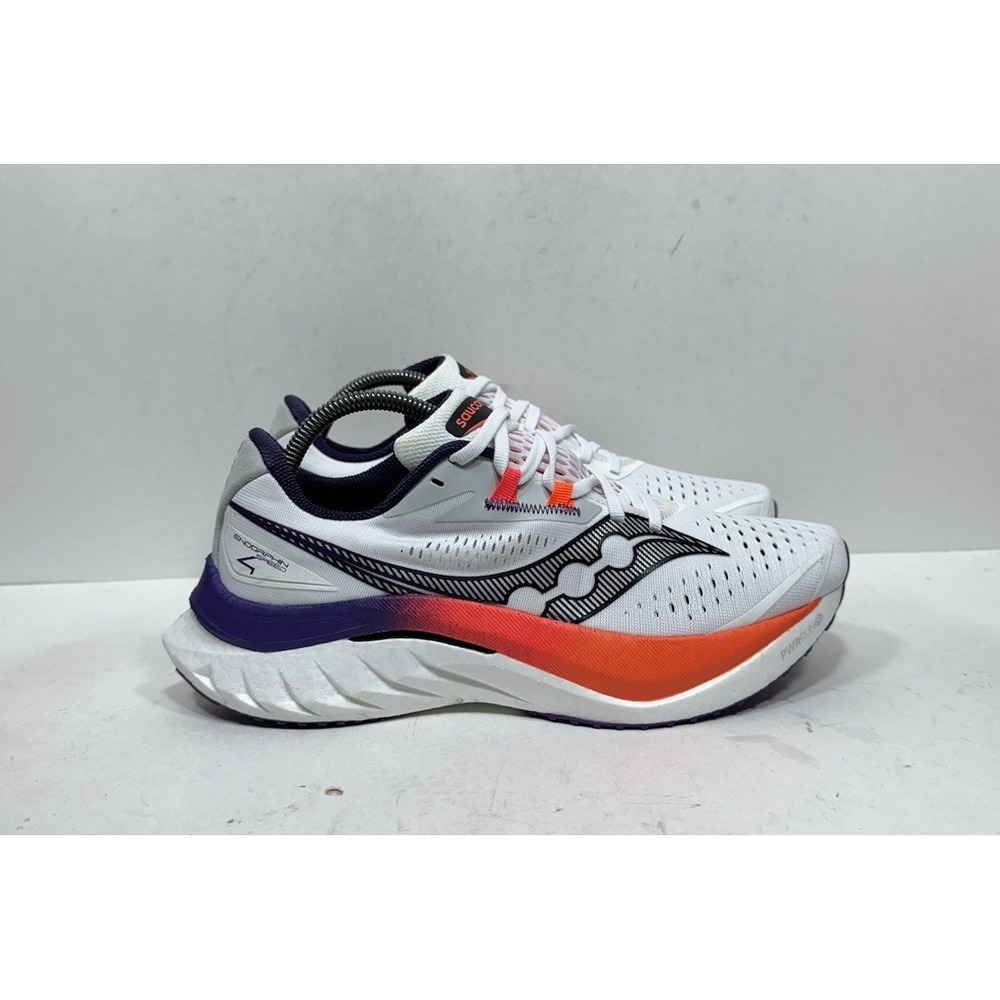 Saucony Endorphin Speed 4 White ViZiOrange Running Shoes Mens Size 9 S20940-129